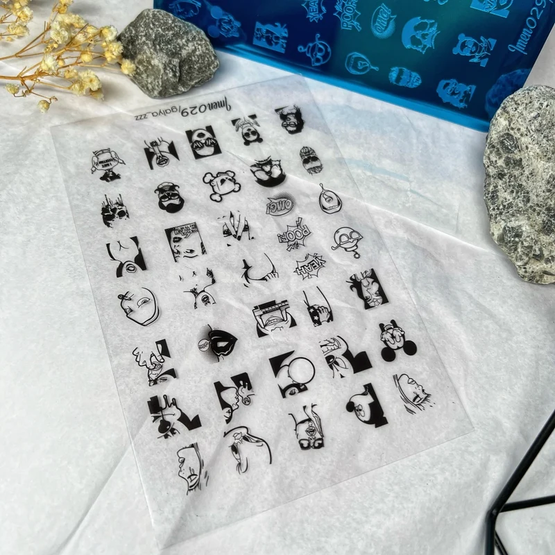 Stamping Platte Schablone Nr.29 von Imen