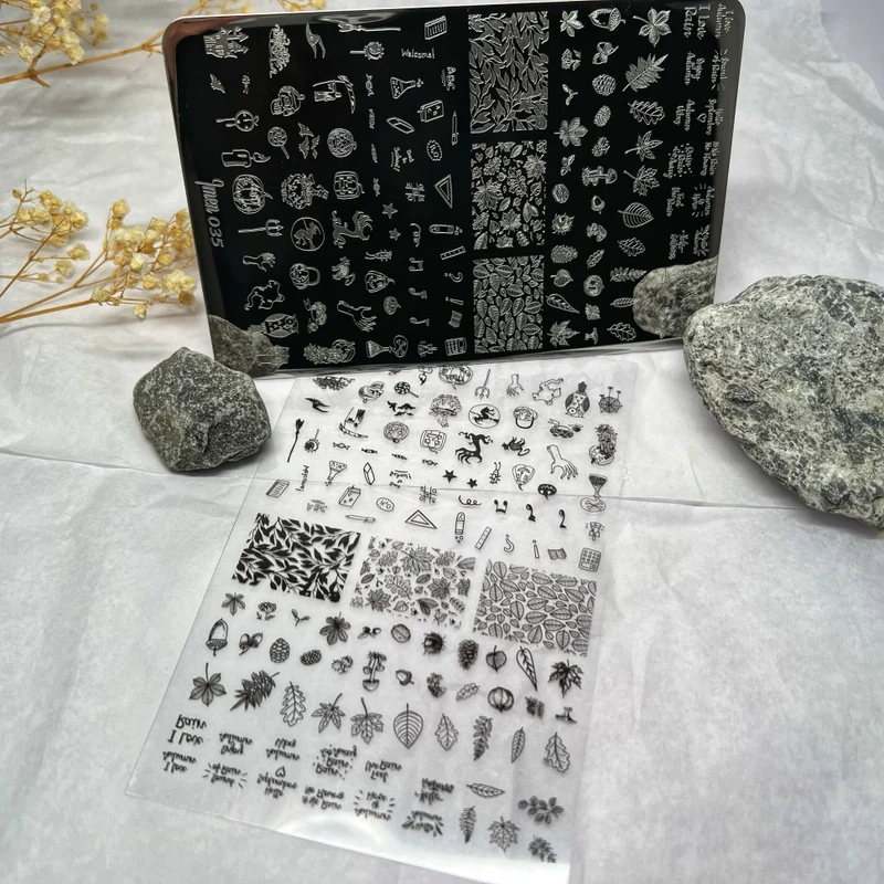 Stamping Platte Schablone Nr.35 von Imen