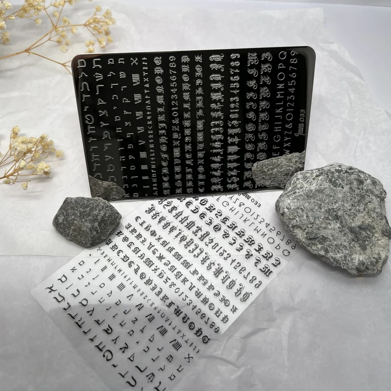 Stamping Platte Schablone Nr.33 von Imen