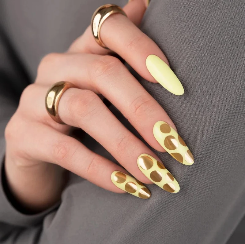 Chrome Gold Chrome Pigment Flüssig 5ml MAKEAR
