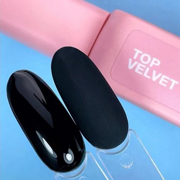 CLEAR - VELVET MAX (MATTE) Top Coat (No Wipe) 13ml LUNAmoon