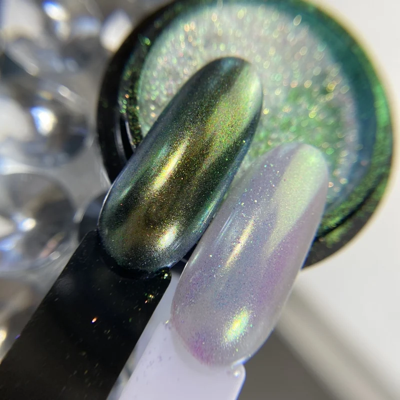 Glitterpuder Weiß-Diamant von Trendnails
