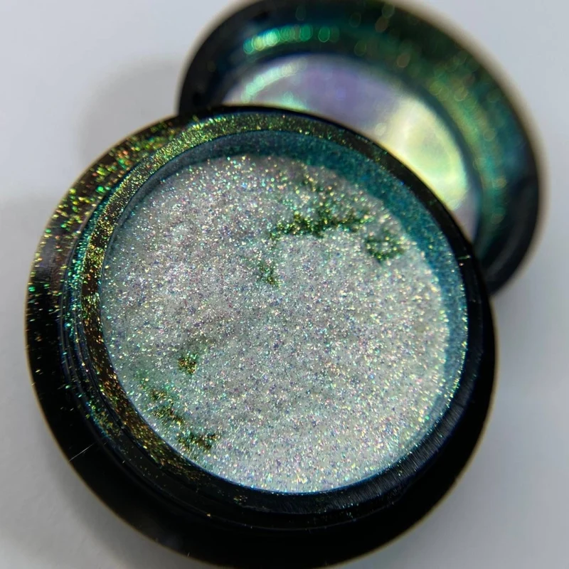 Glitterpuder Weiß-Diamant von Trendnails