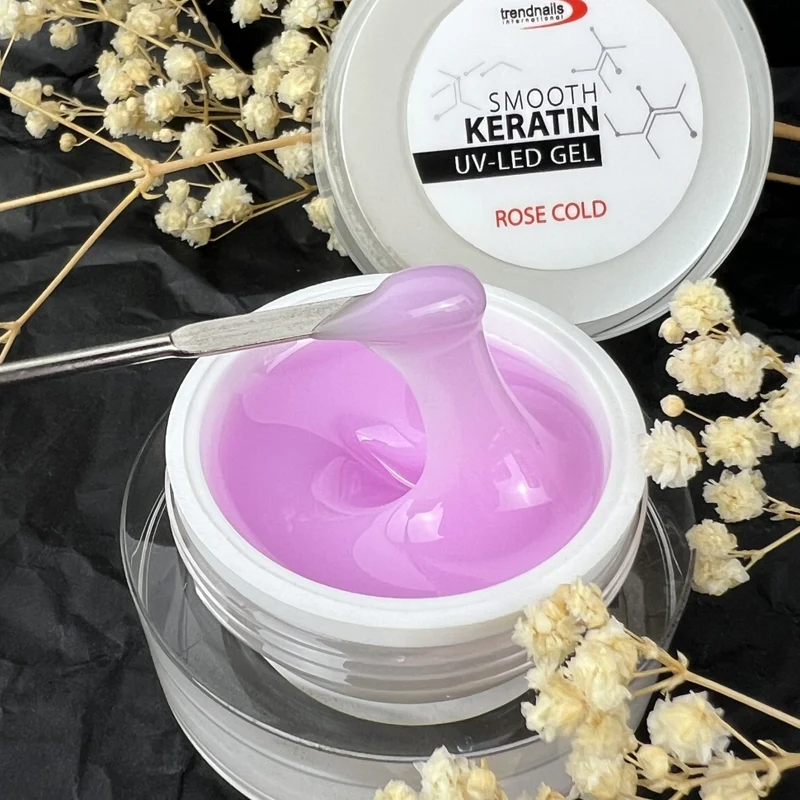 Smooth Keratin UV-LED Gel Rose Cold 5ml-30ml von Trendnails TPO/HEMA-free