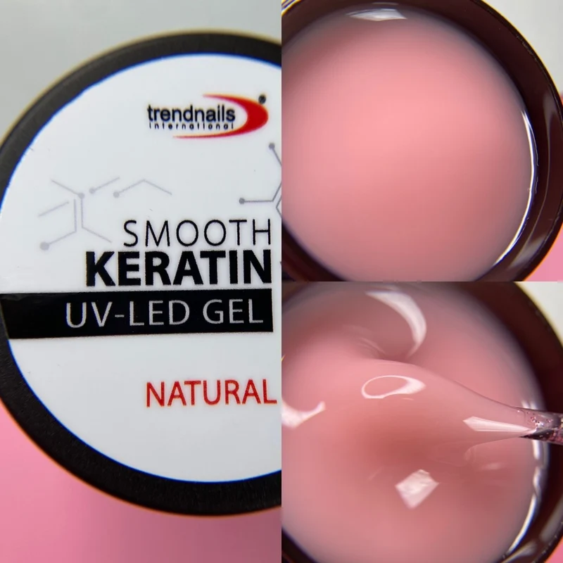 HEMA-free Smooth Keratin UV-LED Gel Natural 5-30ml von Trendnails