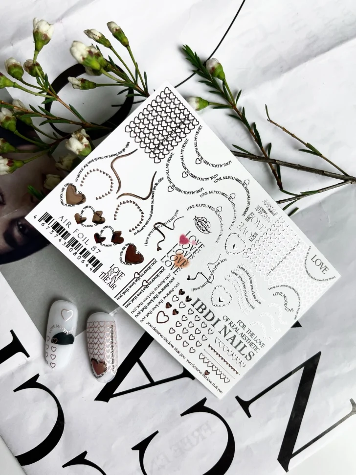 Sticker Air Foil 87 von IBDI Nails