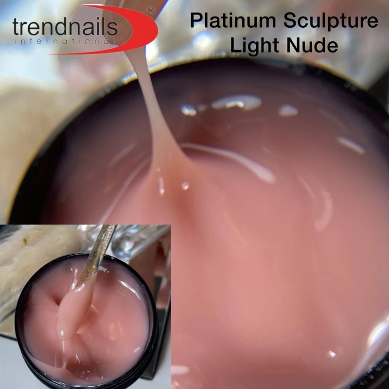 Platinum Sculpture Light Nude Thixotrop Aufbau-Gel milchig 5-30ml von Trendnails (TPO/HEMA-free)