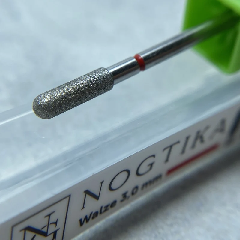 Diamant Bit Walze fein (rot) 3mm bis 4mm von NOGTIKA