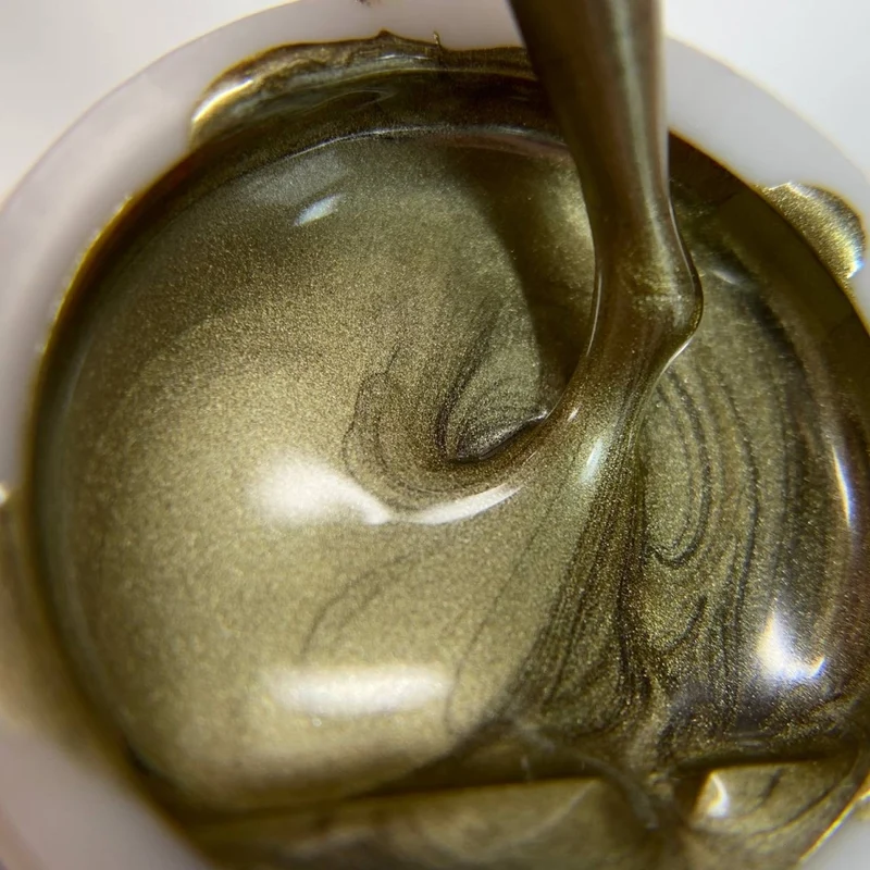 Gel Paint Metallic Painting Gel Gold 6ml