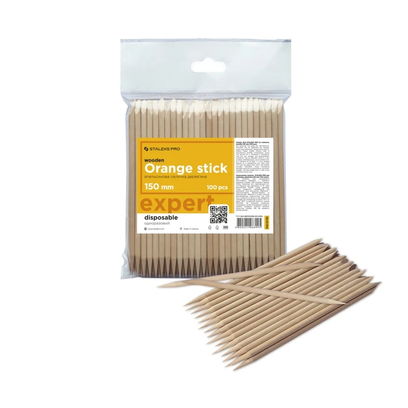 Maniküre Holzstäbchen (Rosenholz) (150 mm, 10/100Stück)