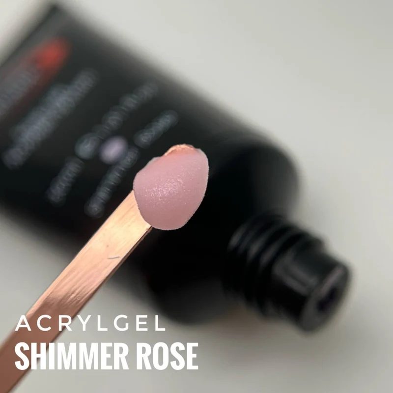 Soak-Off Acrylgel 15ml Tiegel – 'Shimmer Rose' von Trendnails