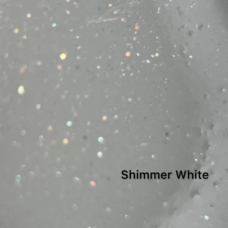Soak-Off Acrylgel 15ml Tiegel – 'Shimmer White' von Trendnails (TPO/HEMA-free)