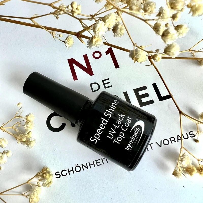 Speed Shine UV Gellack Top-Coat Versiegler ohne Schwitschicht von Trendnails 10ml