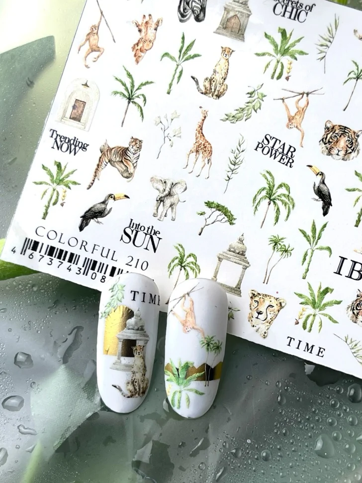 Sticker COLORFUL 210 von IBDI Nails