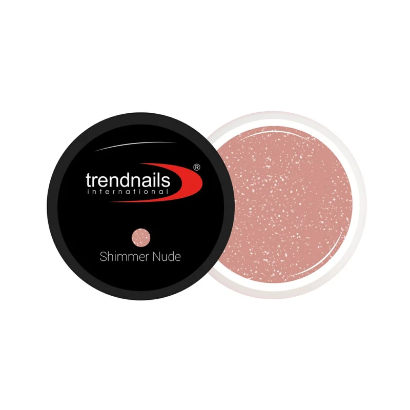 Soak-Off Acrylgel 15/30ml Tiegel/Tube – 'Shimmer Nude' von Trendnails (TPO/HEMA-free)