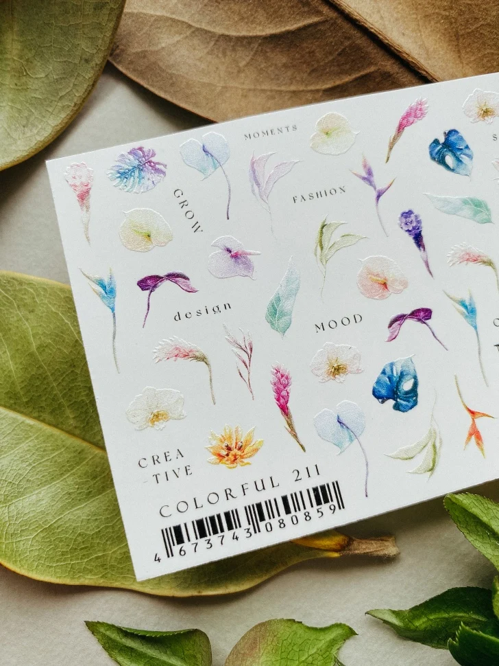 Sticker COLORFUL 211 von IBDI Nails