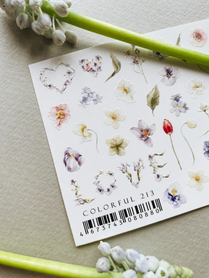 Sticker COLORFUL 213 von IBDI Nails