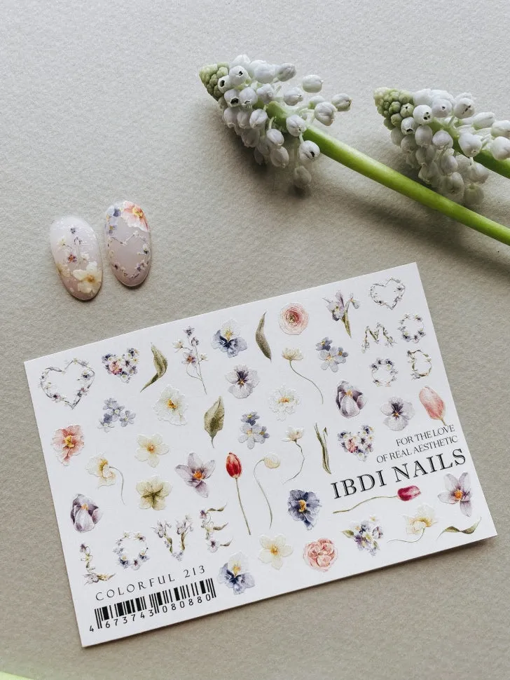 Sticker COLORFUL 213 von IBDI Nails