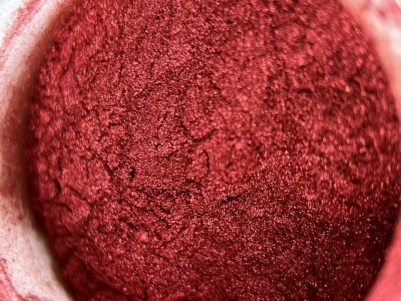 Chrom Pulver Pigment (Perlmutt Effekt) "rot