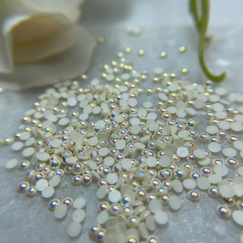 Perlen für Nailart Pearl-soft-white