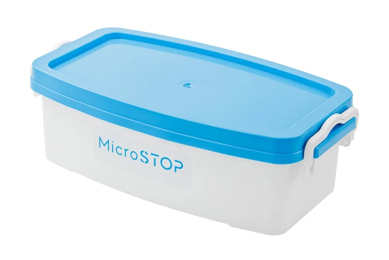 Instrumentenboxen mit Einlegegitter für Desinfektion von MicroSTOP in verschiedenen Größen