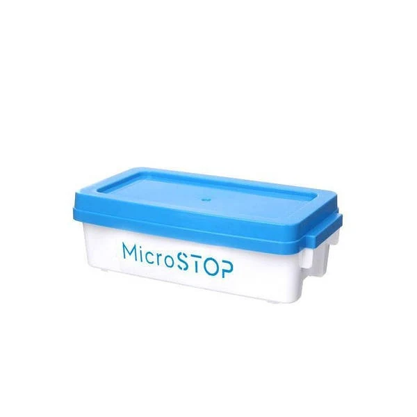 Instrumentenboxen mit Einlegegitter für Desinfektion von MicroSTOP in verschiedenen Größen