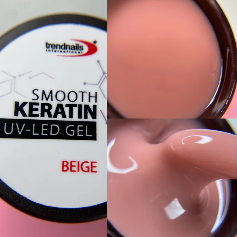 HEMA-free Smooth Keratin UV-LED Gel Beige 5-30ml von Trendnails