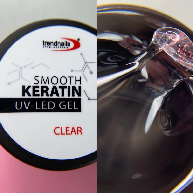 HEMA-free Smooth Keratin UV-LED Gel Clear 5-30ml von Trendnails