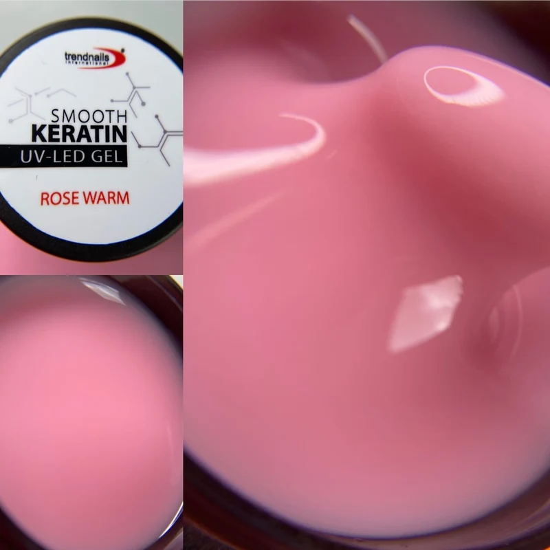 HEMA-free Smooth Keratin UV-LED Gel Rose Warm 5-30ml von Trendnails