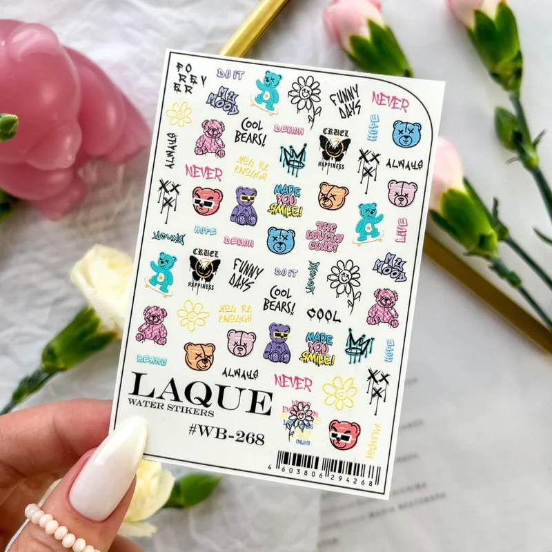 Sticker Design WB268 (Wasserlösliche Aufkleber) von Laque