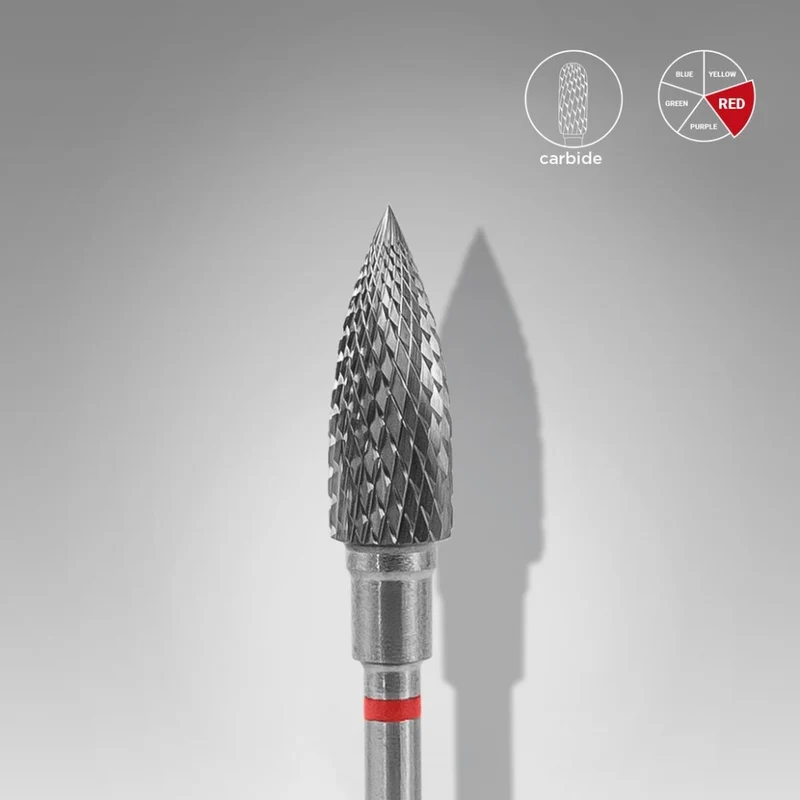 Fräseraufsatz Hartmetall fein (rot) 5mm EXPERT von STALEKS
