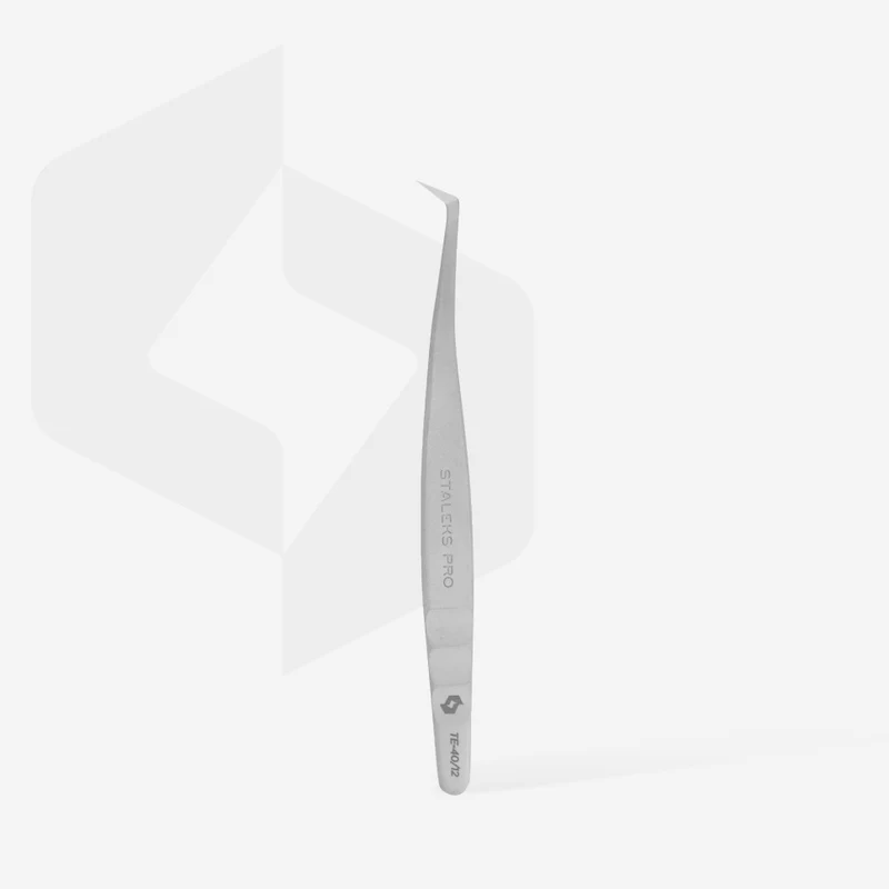 Wimpernpinzette TE-40/12 STALEKS EXPERT