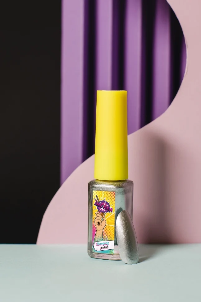 Stamping Polish Silver von Imen (6ml)