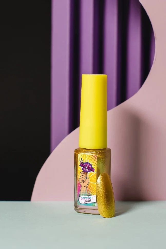 Stamping Polish Gold von Imen (6ml)