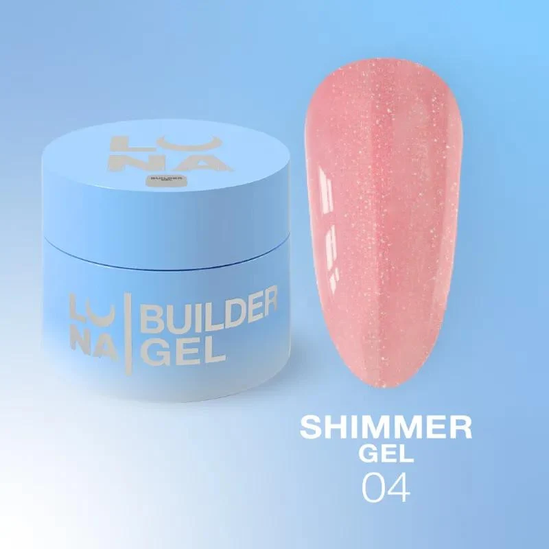 04 Shimmer - NO FILE Builder Gel 15ml LUNAmoon