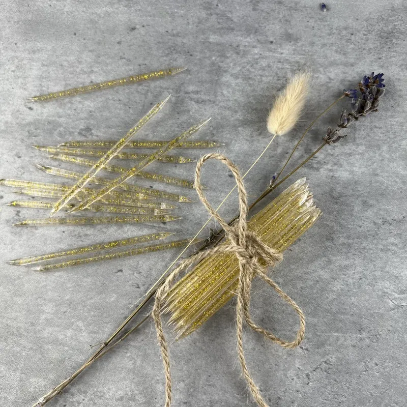 Maniküre Acrystäbchen gold 10/50/100 St.