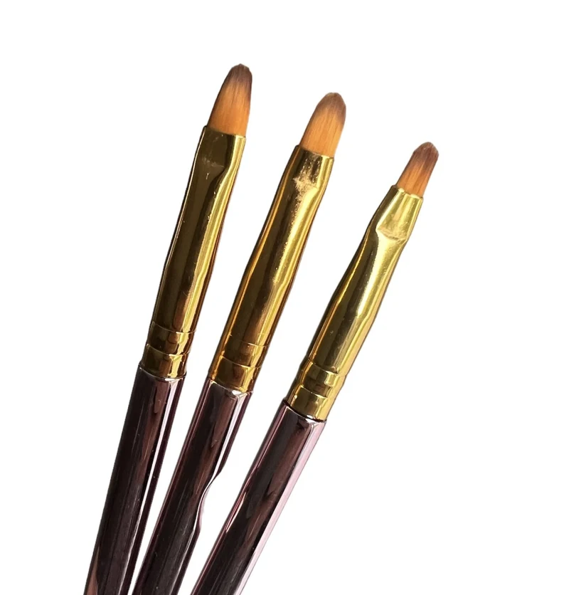 Pinsel Set für Modellage metallic Rose