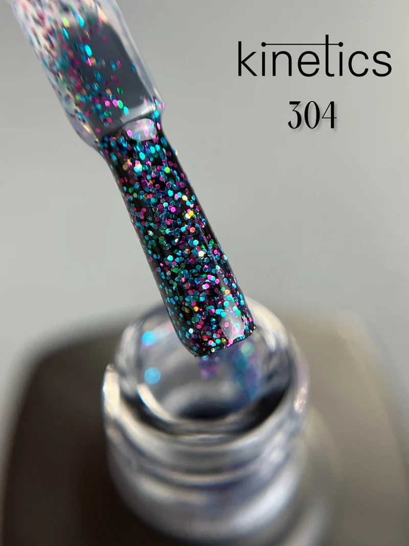 Kinetics SHIELD Gel Polish Glitter Storm Nr.304 (15ml)
