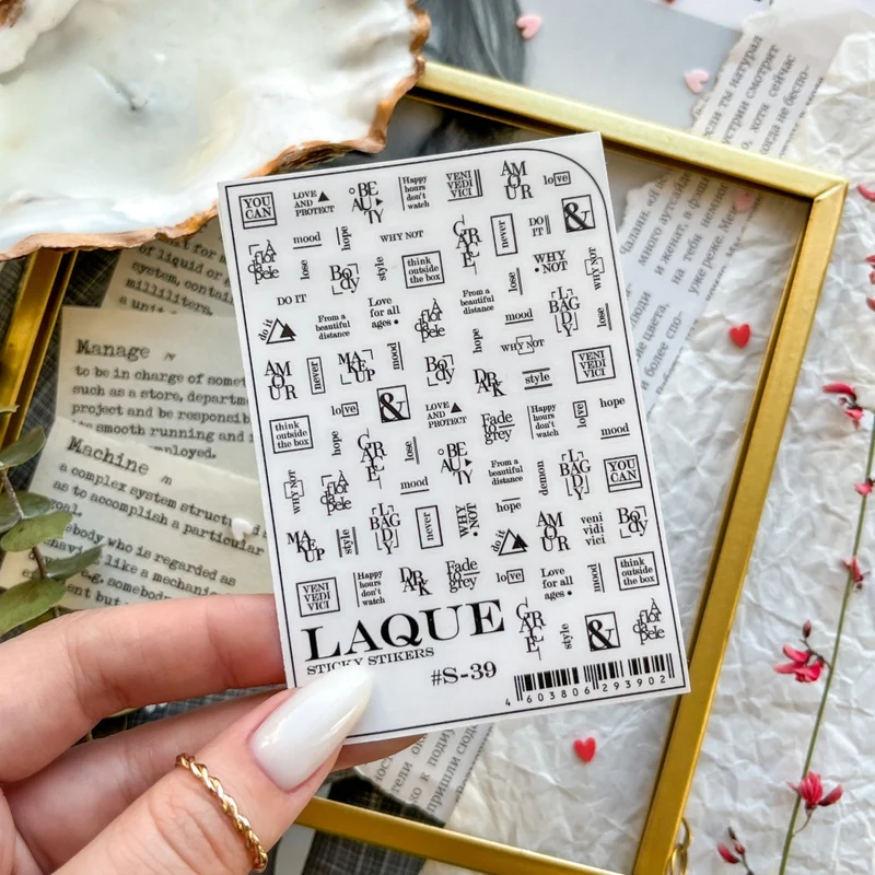 Selbstklebende Sticker S-39 von LAQUE