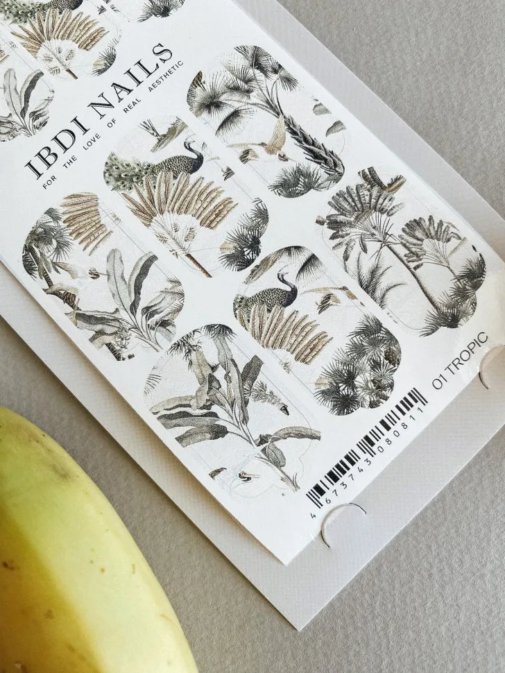 NailArt Wrap 01 Tropic von IBDI Nails