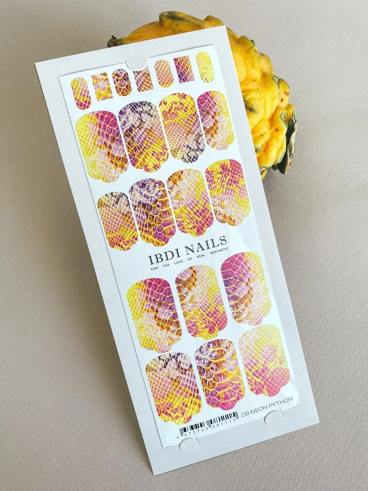 NailArt Wrap 09 Neon Python von IBDI Nails