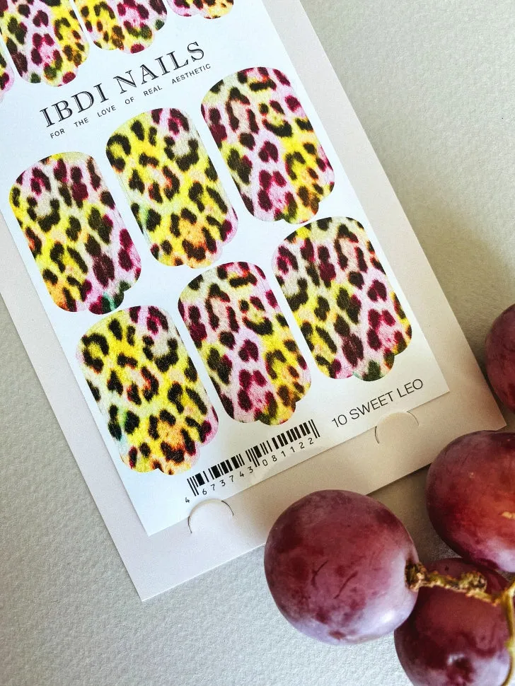 NailArt Wrap 10 Sweet Leo von IBDI Nails
