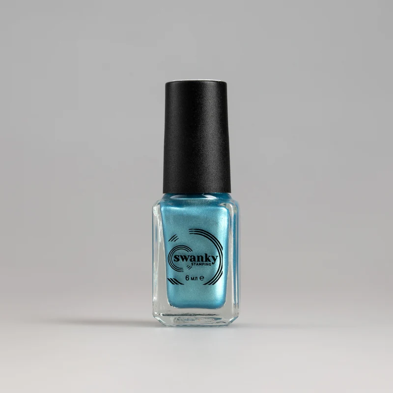 Stampinglack Nr. M123 blau-metallic von Swanky 6ml