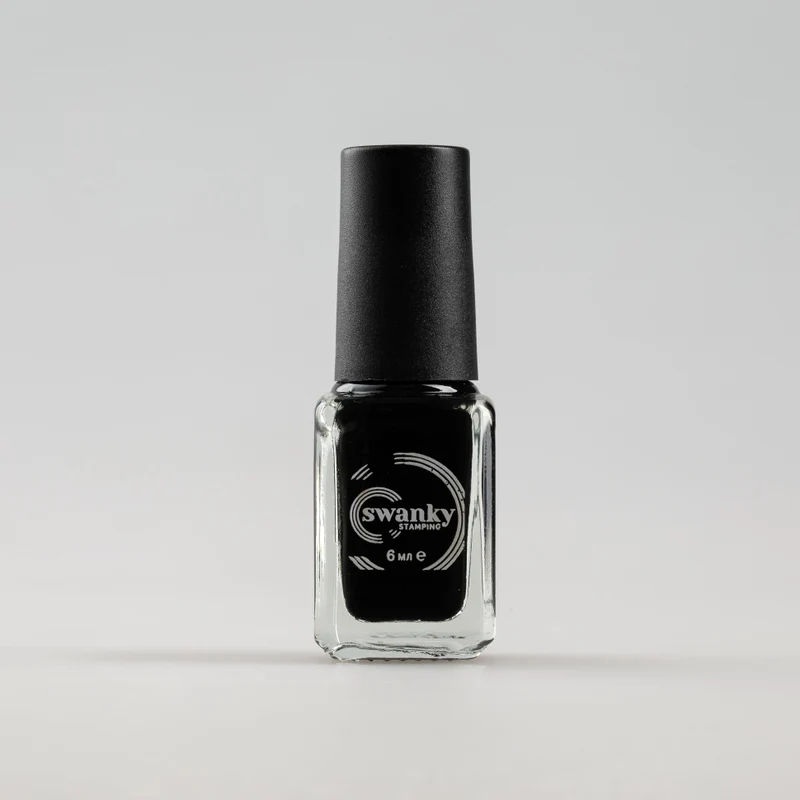 Stampinglack Nr. S01 Schwarz von Swanky 6ml