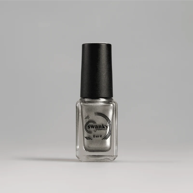 Stampinglack Nr. M126 grau-metallic von Swanky 6ml