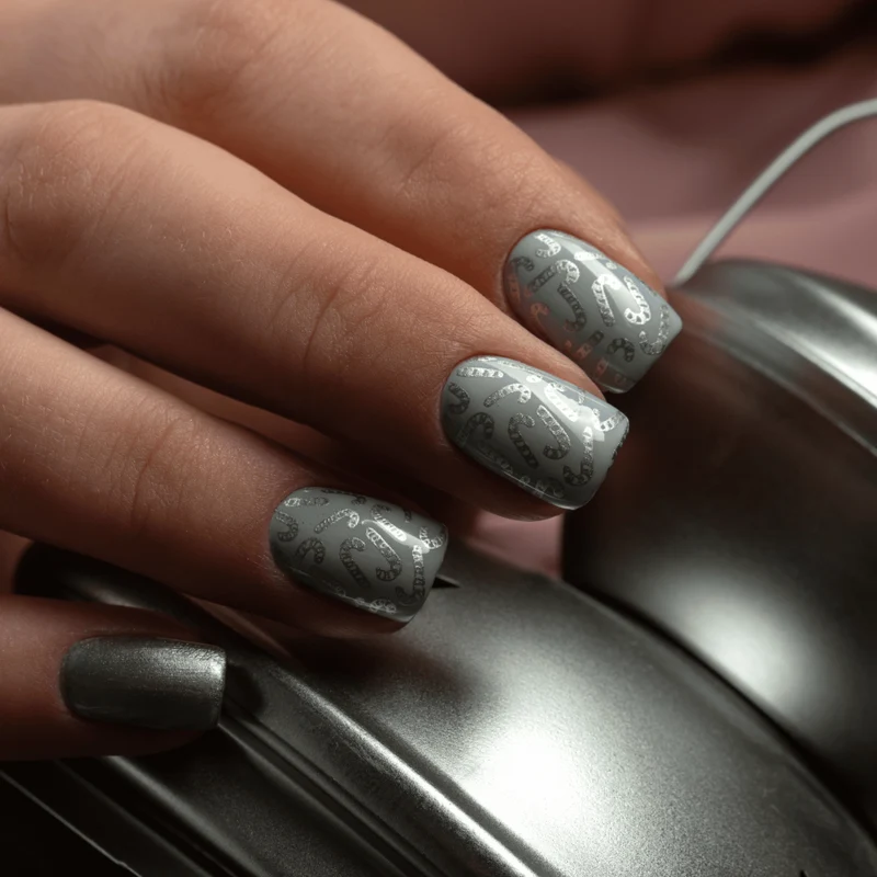 Stampinglack Nr. M125 grün-metallic von Swanky 6ml