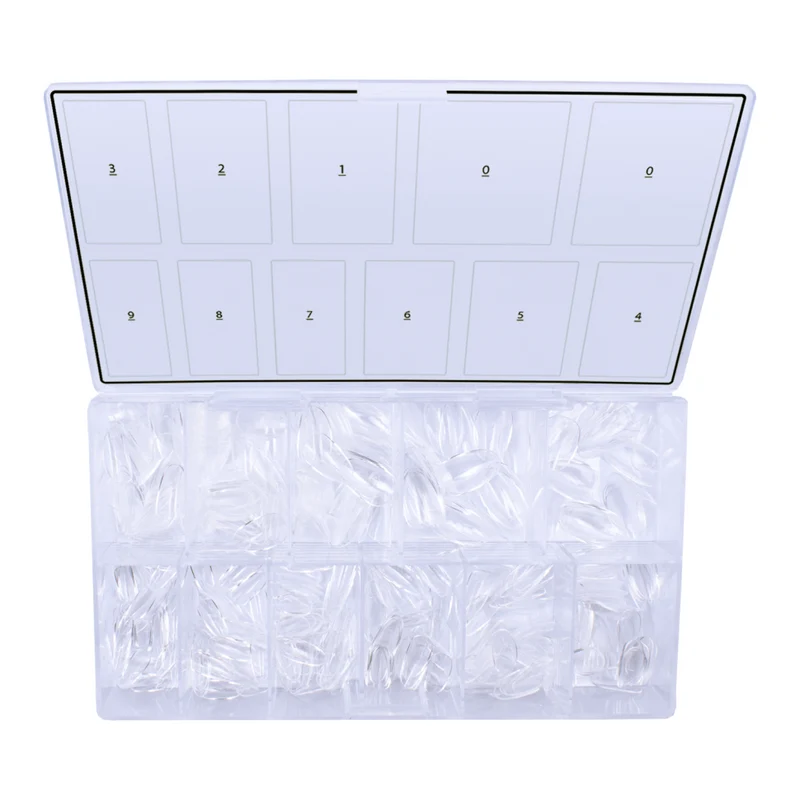 100er/500er Tip-Beutel Gel X-tention Tips Oval