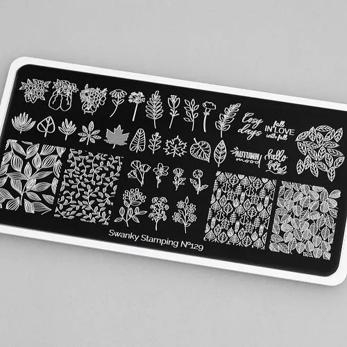 Stamping Platte Schablone Nr. 129 von Swanky