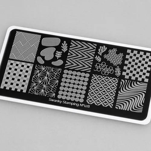 Stamping Platte Schablone Nr. 128 von Swanky