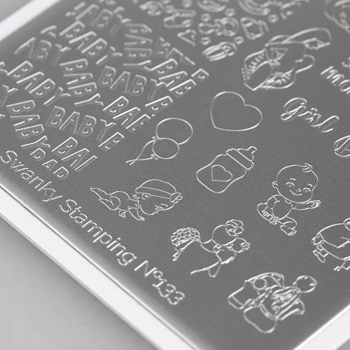 Stamping Platte Schablone Nr. 133 von Swanky